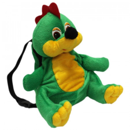 Мягкая игрушка Рюкзачок дракончик (М) /37 см/, цвет Зеленый