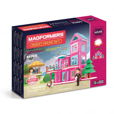 Магнитный конструктор MAGFORMERS 705001 Sweet House Set