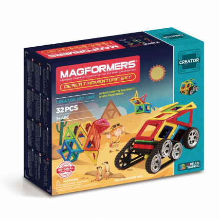 Магнитный конструктор MAGFORMERS 703010 Adventure Desert 32 set
