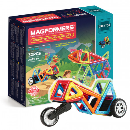 Магнитный конструктор MAGFORMERS 703011 Adventure Mountain 32 set