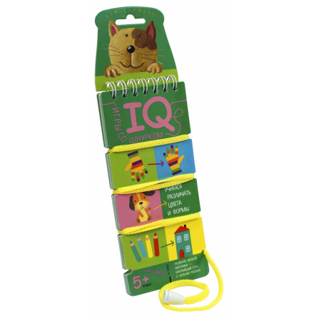 Развивающая игра АЙРИС-ПРЕСС 60638 Учимся различать цвета и формы (со шнурком)