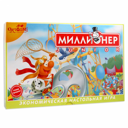 Настольная игра ORIGAMI 00110 Миллионер-юниор