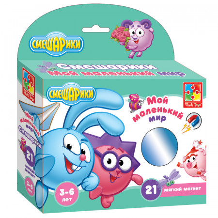 Развивающая игра VLADI TOYS VT3103-02 Мой Маленький мир Смешарики Крош и Ёжик Развивающая игра VLADI TOYS VT3103-02 Мой Маленький мир Смешарики Крош и Ёжик
