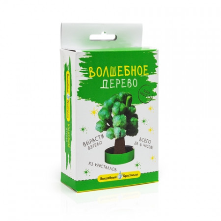 Набор для опытов ВОЛШЕБНЫЕ КРИСТАЛЛЫ CD-117 Дерево зеленое