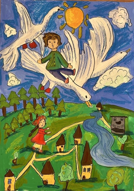 Сказки красок текст. Иллюстрации Огневушка рисуют дети 9 лет.